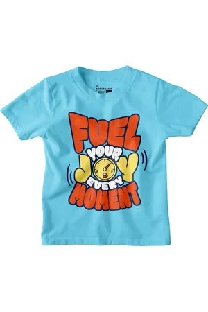 BonOrganik Boys Graphic Printed Round Neck Cotton T-shirt