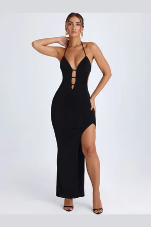 Moda Rapido Crepe Bodycon Maxi Dress