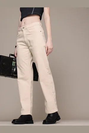 Roadster The Life Co. Women Straight Fit Stretchable Jeans