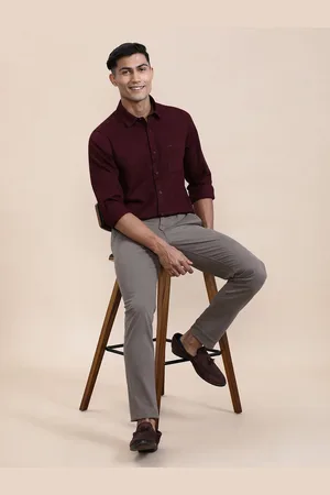 Crocodile Men Opaque Casual Shirt