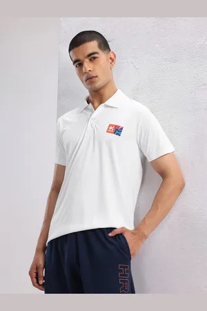 HRX Printed Polo Collar T-shirt