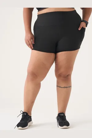 Spirit Animal Plus Size Women High-Rise Training or Gym Shorts