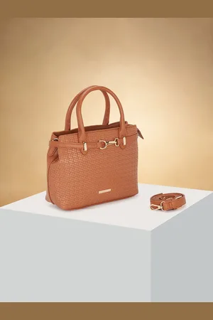 Pantaloons Women Textured Structured Handheld Bag