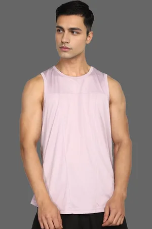 HRX Men Solid Round Neck Slim Fit T-shirt