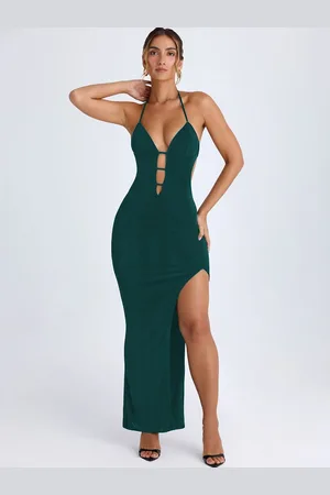 Moda Rapido Crepe Bodycon Maxi Dress