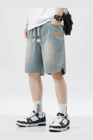 HERE&NOW Men Modal Denim Shorts