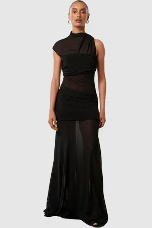 Forever New Net A-Line Maxi Dress