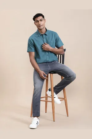 Crocodile Men Opaque Casual Shirt