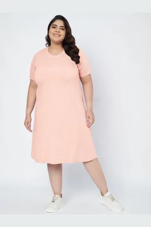 BRINN Cold-Shoulder T-shirt Dress