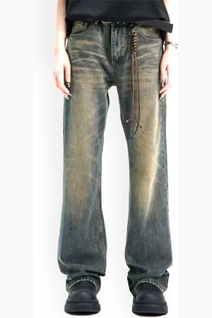 HERE&NOW Men Straight Fit Heavy Fade Jeans