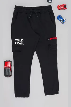 Pantaloons Boys Printed Pure Cotton Mid Rise Joggers