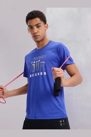 HRX Men Typography Printed Rapid-Dry Training T-shirt