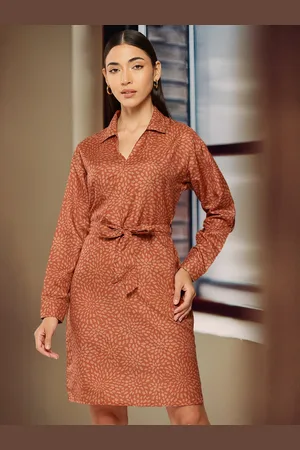 Chemistry Printed Shirt Dress