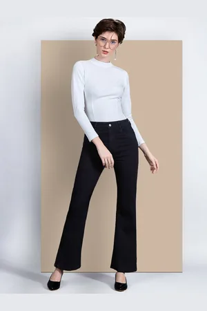 Chemistry Women Wide Leg High-Rise Heavy Fade Stretchable Jeans