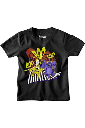 BonOrganik Boys Graphic Printed Round Neck Cotton T-shirt