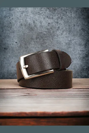 Metronaut Men Textured Leather Formal Belt