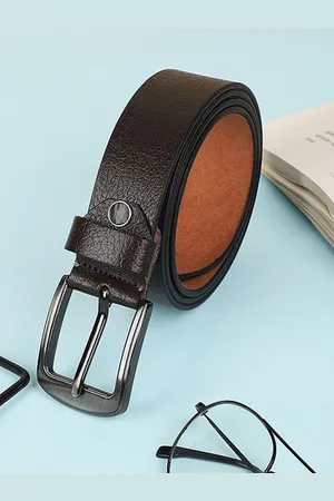 WROGN Men Braided Leather Formal Belt