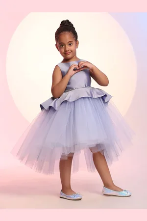 Toy Balloon Kids Girls Net Fit & Flare Dress