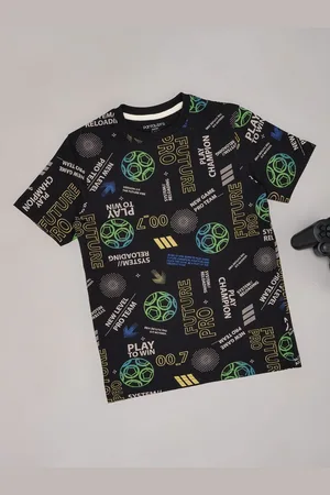 Pantaloons Boys Graphic Printed Round Neck Cotton T-shirt