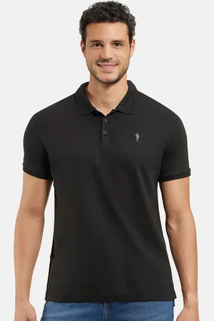 Jockey Super Combed Cotton Rich Solid Half Sleeve Polo T-shirt-3912