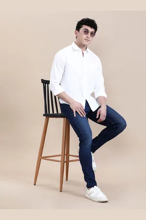 Crocodile Men Opaque Casual Shirt