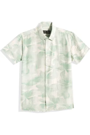 CAVIO Boys Comfort Floral Printed Casual Shirt