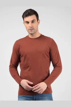 NUMERO UNO Men Solid Round Neck Regular Fit Cotton T-shirt