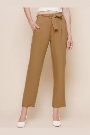 BAESD Women Relaxed High-Rise Trousers