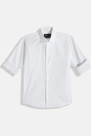 CHARCHIT Boys Comfort Solid Pure Cotton Casual Shirt