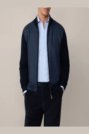 Hackett Men Colourblocked Sporty Jacket