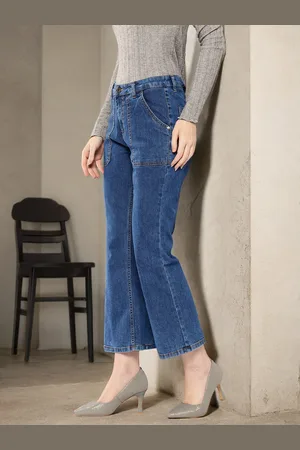 Chemistry Women Bootcut High-Rise Light Fade Stretchable Jeans