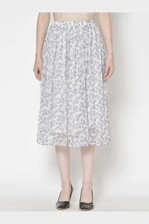 Moda Rapido Printed A-Line Midi Skirt