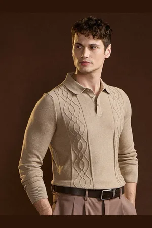 The Bear House Men Polo Collar T-shirt