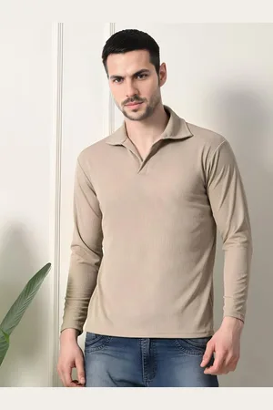 Moda Rapido Men Solid Polo Collar T-shirt