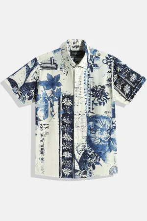 CHARCHIT Boys Comfort Abstract Printed Casual Shirt