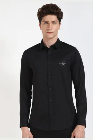 Calvin Klein Men Slim Fit Opaque Casual Shirt