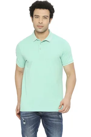 SPYKAR Men Solid Polo Collar Cotton T-shirt