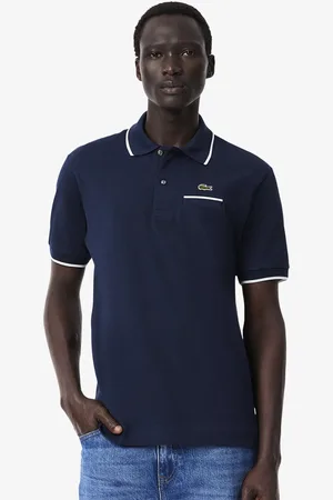 Lacoste Men Polo Collar Applique T-shirt