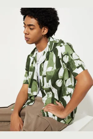 Max Collection Men Opaque Printed Casual Shirt