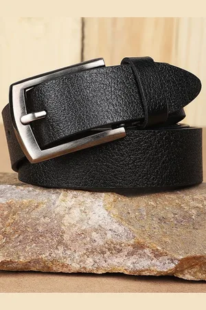WROGN Men Braided Leather Formal Belt