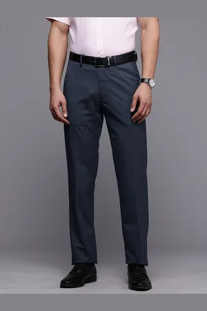 Louis Philippe Men Super Slim Fit Formal Trousers