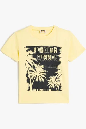 Koton Boys Floral Printed T-shirt