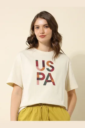 Ralph Lauren Typography Printed Round Neck Cotton T-shirt