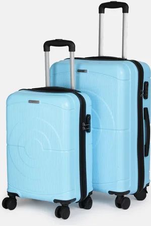 Teakwood Leathers Concentrix Set of 2 360-Degree Rotation Hard Sided Trolley Bag - 95L