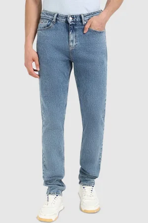 Tommy Hilfiger Men Pure Cotton Light Fade Stretchable Jeans