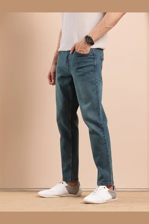 Mast & Harbour Men Straight Fit Light Fade Stretchable Jeans