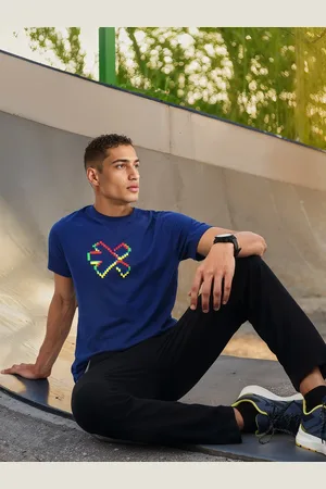 HRX Men Brand Logo Printed T-shirt