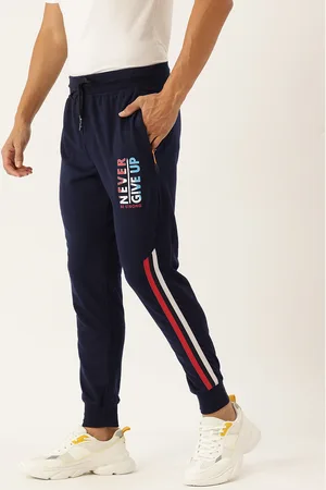 Sports52 Men Typography Printed Slim Fit Sports Joggers