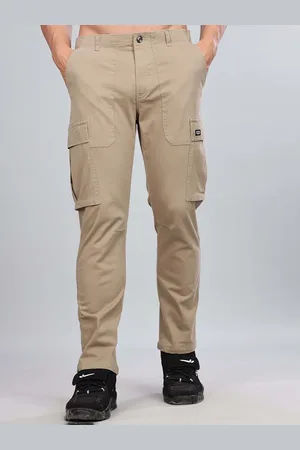 HERE&NOW Men Slim Fit Cargos Trousers