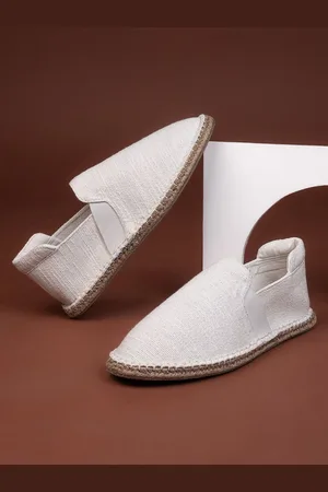 Styli Men Jute Canvas Slip On Espadrilles